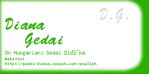 diana gedai business card